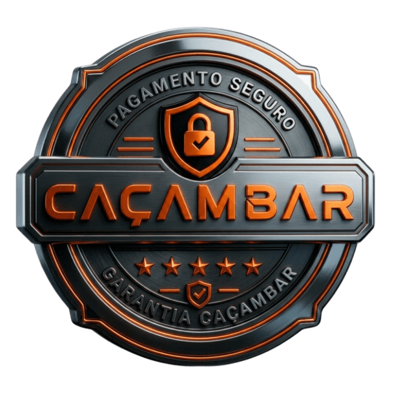 Selo de segurança e garantia CAÇAMBAR